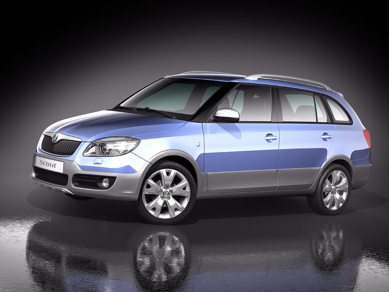 Illustration for article titled Skoda Fabia Scout Concept: Party Like It's 1999!